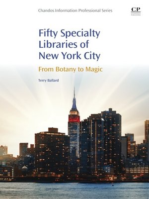 cover image of 50 Specialty Libraries of New York City